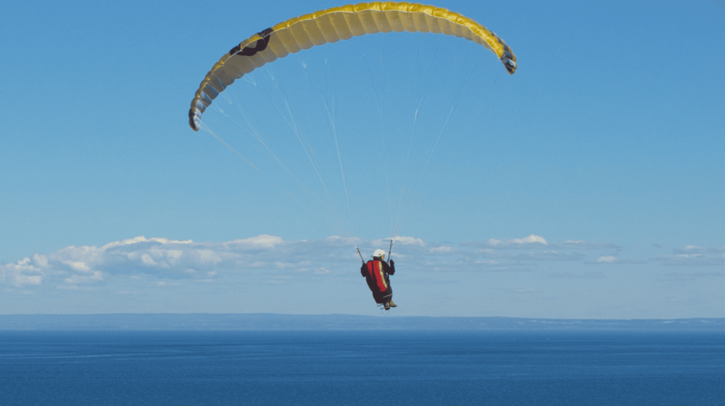 Paragliding is the best recreational activity in, India